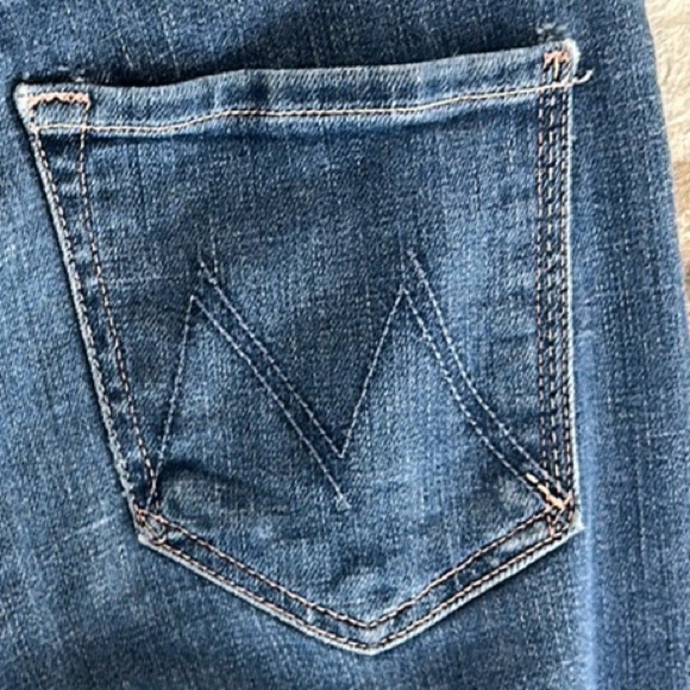 MOTHER The Insider Crop Step Fray in girl crush size 26 - Picture 10 of 10